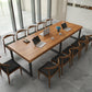 Pine Wood Meeting Table Industrial Rectangle Office Working Table Clearhalo 'furn' 'furn_office_desk' 'Furniture' 'Office Desks' 'Office Furniture' 'office_desk' 5439661