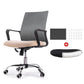 Modern Style Swivel Task Chair Tilt Mechanism Office Chair with Fixed Arms Black-Apricot Latex Clearhalo 'furn' 'furn_office_chair' 'Furniture' 'Office Chairs' 'Office Furniture' 'office_chair' 5439758