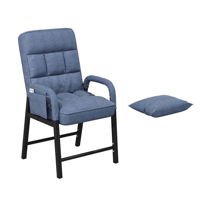 Zeitgenössischer Stoffstuhl Fixed Arms Office Stuhl für Home Office