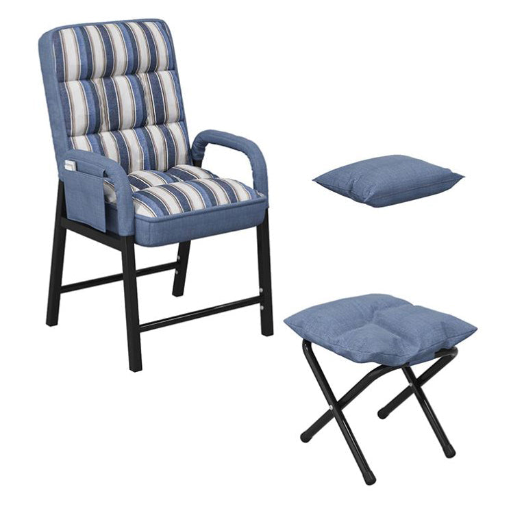 Silla de escritorio de tela contemporánea silla de oficina fija para la oficina en casa