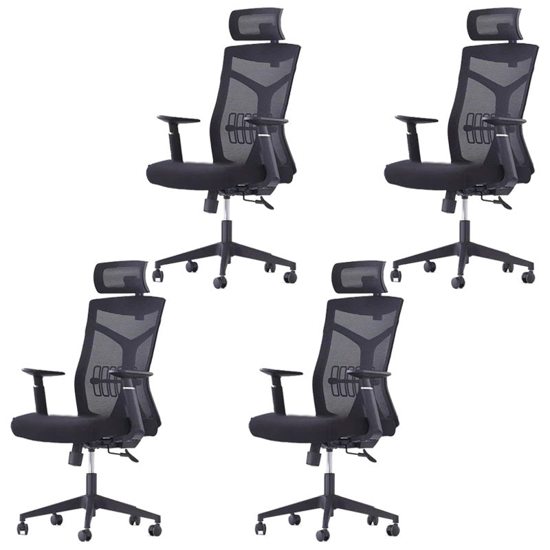 Mitte/High Back Desk Stuhl Schwammkissen verstellbarer Bürostuhl