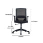 Middle/High Back Desk stoel Sponse Cushion Verstelbare bureaustoel