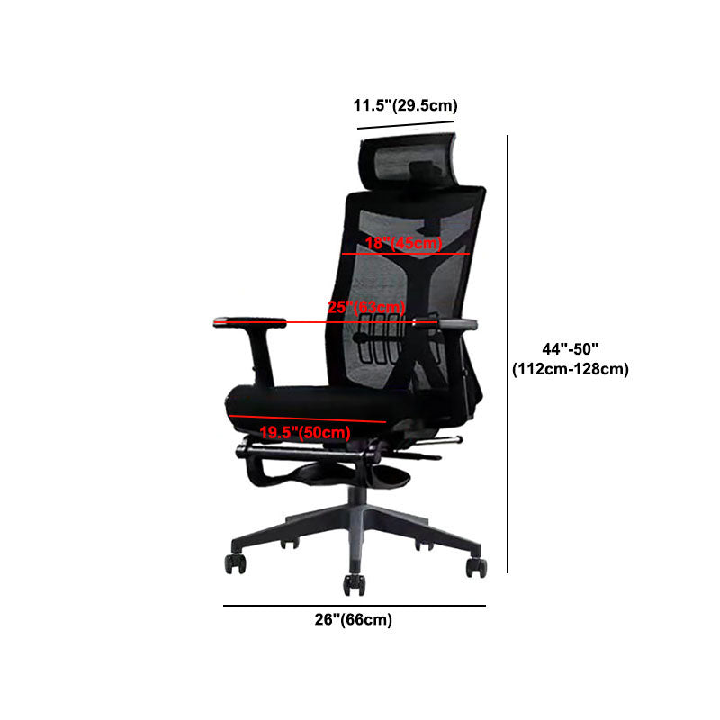 Mitte/High Back Desk Stuhl Schwammkissen verstellbarer Bürostuhl