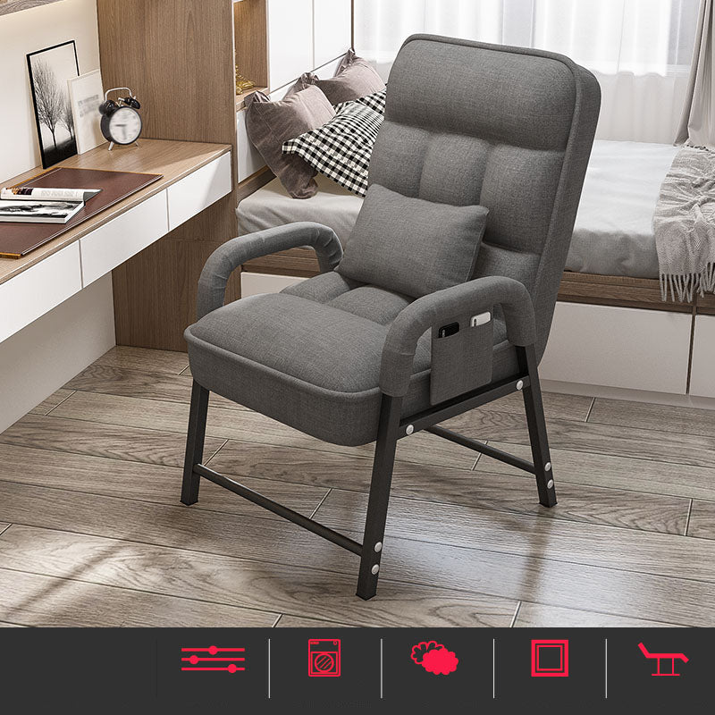 Tessuto sedia da scrivania medio posteriore cuscino contemporaneo incluso sedia a braccia fisso