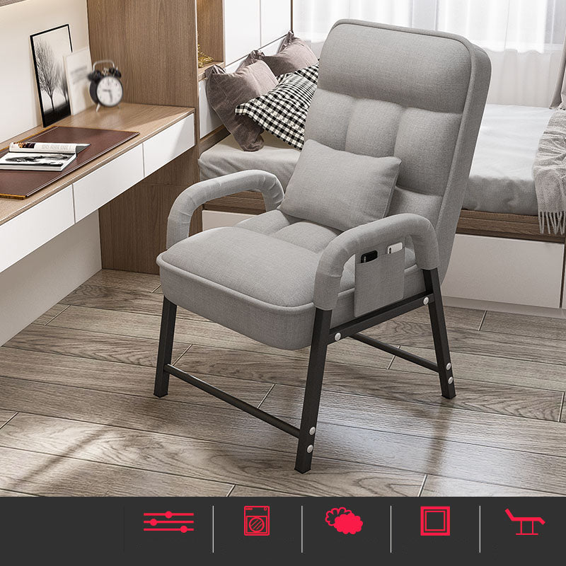 Tessuto sedia da scrivania medio posteriore cuscino contemporaneo incluso sedia a braccia fisso