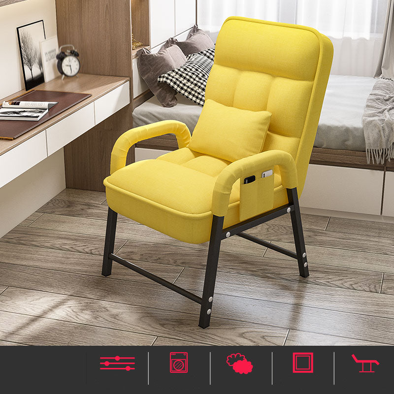 Tessuto sedia da scrivania medio posteriore cuscino contemporaneo incluso sedia a braccia fisso