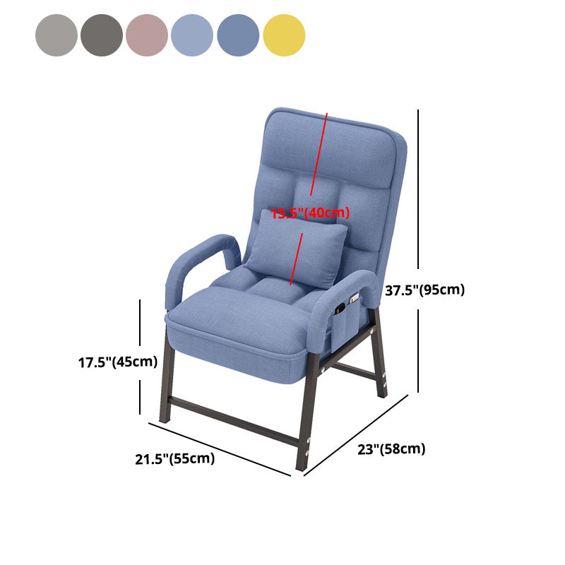 Tessuto sedia da scrivania medio posteriore cuscino contemporaneo incluso sedia a braccia fisso
