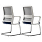 Contemporary Office Computer Chair Ergonomic Mesh Task Arm Chair Blue-White 2 Piece Set Without Headrest Clearhalo 'furn' 'furn_office_chair' 'Furniture' 'Office Chairs' 'Office Furniture' 'office_chair' 5439887
