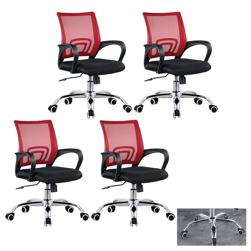 Moderne computer ergonomische mesh stoel stoel stoel met armen voor thuiskantoor