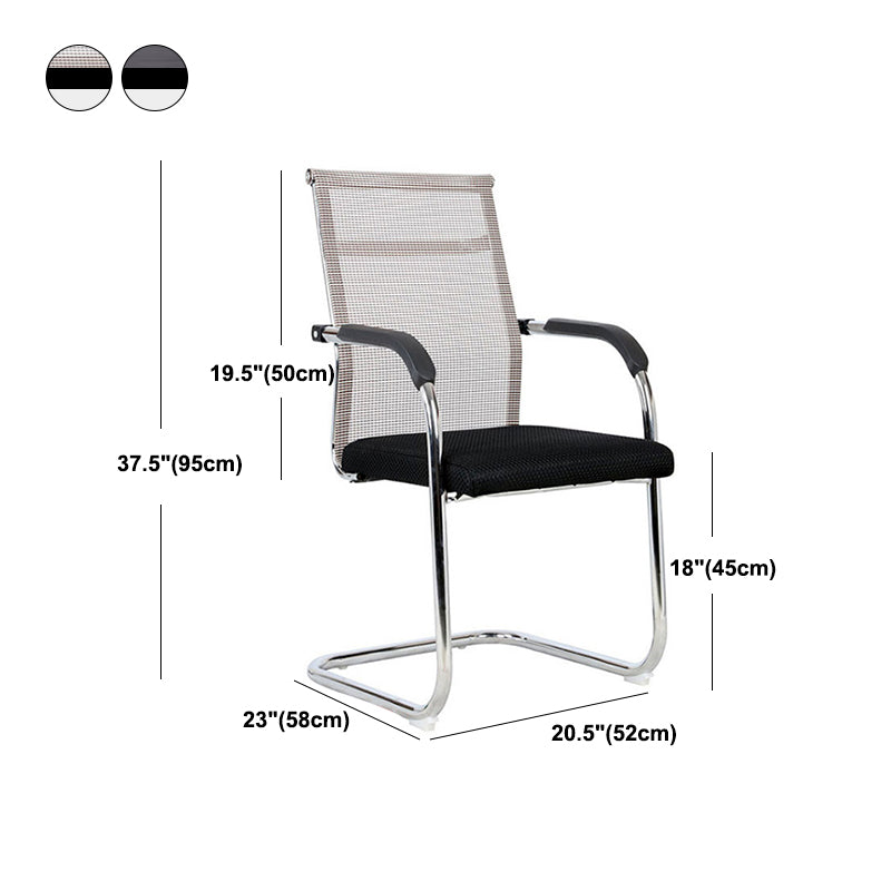 Moderne computer ergonomische mesh stoel stoel stoel met armen voor thuiskantoor