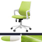 Modern Office Chair Ergonomic Lumbar Support Fixed Arms Desk Chair
