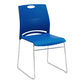 Mid-back Office Chair Plastic/Sponge Seat Armless Office Chair