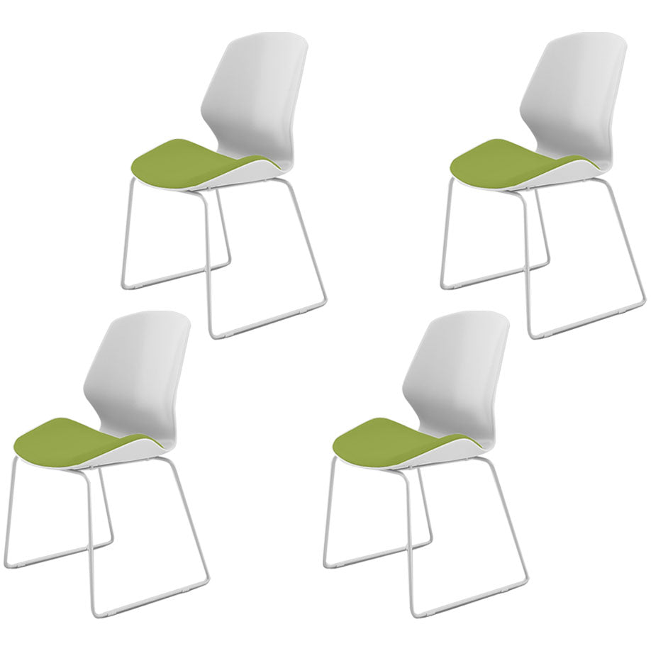 Mittlerer Rückenstuhl mit Schwammkissen Plastik -Backoffice Stuhl