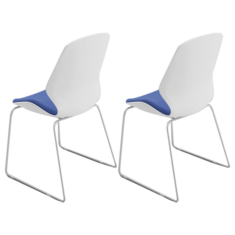 Middle Back Desk Chair met sponskussen plastic achterbanstoel