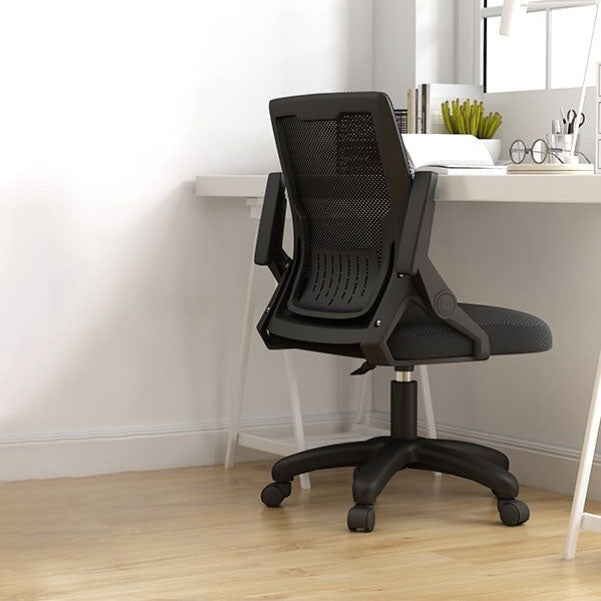 Mesh Desk Chair Modern Ergonomic Office Chair with Wheels for Office Clearhalo 'furn' 'furn_office_chair' 'Furniture' 'Office Chairs' 'Office Furniture' 'office_chair' 5440091