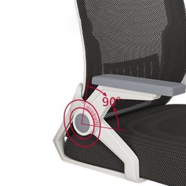 Mesh Desk Chair Modern Ergonomic Office Chair with Wheels for Office Clearhalo 'furn' 'furn_office_chair' 'Furniture' 'Office Chairs' 'Office Furniture' 'office_chair' 5440103