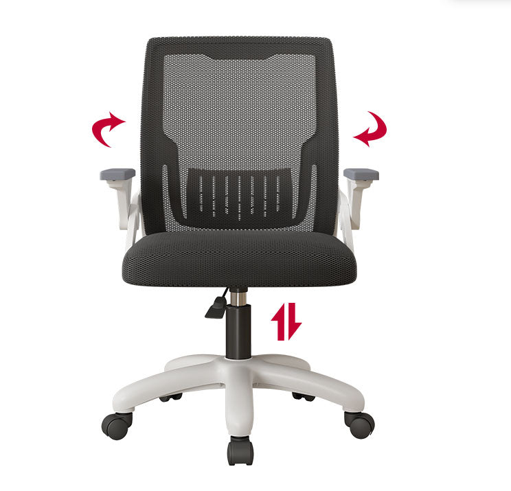 Mesh Desk Chair Modern Ergonomic Office Chair with Wheels for Office Clearhalo 'furn' 'furn_office_chair' 'Furniture' 'Office Chairs' 'Office Furniture' 'office_chair' 5440105