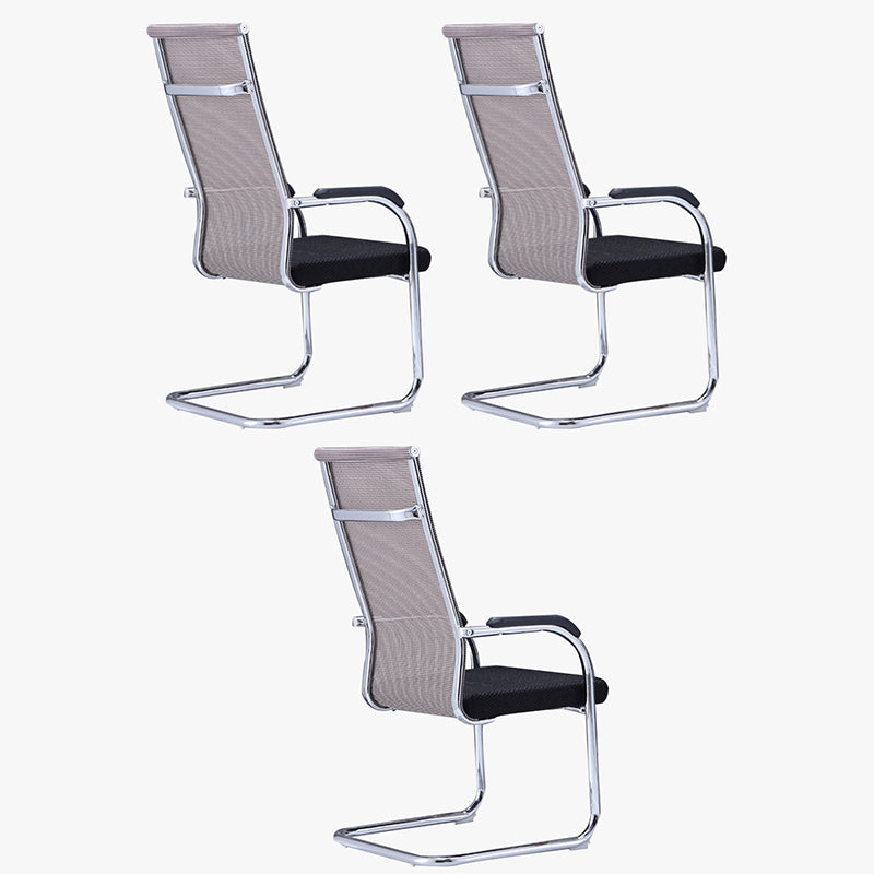 Middle/High Back Desk Stoel Sponge Mesh Cushion Bow Bureau stoel