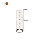 Modern Wooden Lingerie Chest Bedside Vertical Storage Chest in White and Brown Clearhalo 'Bedroom Furniture' 'Dressers & Chests' 'dressers_chests' 'furn' 'furn_dressers_chests' 'Furniture' 5440436