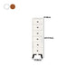 Modern Wooden Lingerie Chest Bedside Vertical Storage Chest in White and Brown Clearhalo 'Bedroom Furniture' 'Dressers & Chests' 'dressers_chests' 'furn' 'furn_dressers_chests' 'Furniture' 5440439