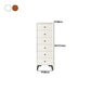 Modern Wooden Lingerie Chest Bedside Vertical Storage Chest in White and Brown Clearhalo 'Bedroom Furniture' 'Dressers & Chests' 'dressers_chests' 'furn' 'furn_dressers_chests' 'Furniture' 5440440