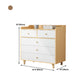 Wooden Storage Chest Dresser Bedside Storage Chest for Bedroom