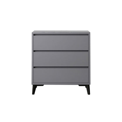 16 "D rangement moderne Commener coffre de rangement en bois en blanc et gris