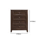Traditional Style Chest Brown Bedroom Storage Chest with Multi Drawers