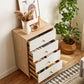 Cofre de almacenamiento de madera para dormitorio vertical con 3 / 4 / 5 cajones para lencería