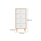 Cofre de almacenamiento de madera para dormitorio vertical con 3 / 4 / 5 cajones para lencería
