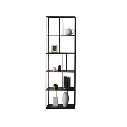 Modern Style Bookcase Open Back Metal Bookshelf for Home Office