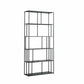 Modern Style Bookcase Open Back Metal Bookshelf for Home Office