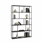Modern Style Bookcase Open Back Metal Bookshelf for Home Office