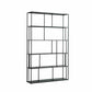 Modern Style Bookcase Open Back Metal Bookshelf for Home Office