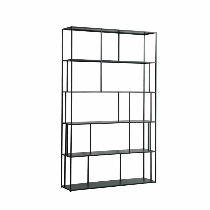 Modern Style Bookcase Open Back Metal Bookshelf for Home Office Clearhalo 'Bookcases' 'furn' 'furn_bookcases' 'Furniture' 'Office Furniture' 5440750