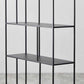 Modern Style Bookcase Open Back Metal Bookshelf for Home Office