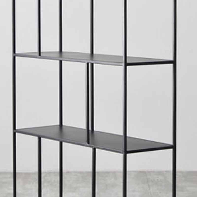 Modern Style Bookcase Open Back Metal Bookshelf for Home Office