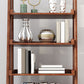 Modern Style Bookcase Rubber Wood Open Back Ladder Bookshelf for Home Office Clearhalo 'Bookcases' 'furn' 'furn_bookcases' 'Furniture' 'Office Furniture' 5440772