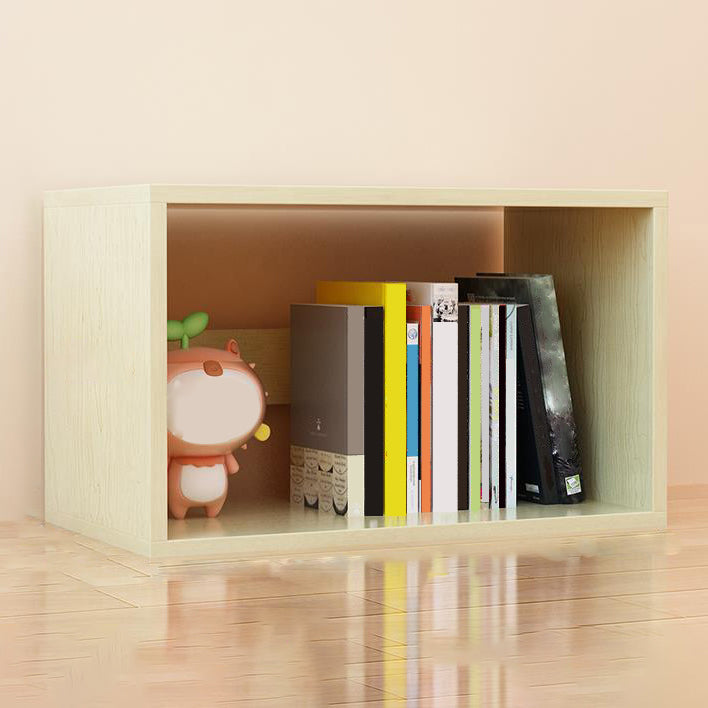 11"H Modern Style Bookcase Wood Open Back Bookshelf for Home Office Light Wood Clearhalo 'Bookcases' 'furn' 'furn_bookcases' 'Furniture' 'Office Furniture' 5440812