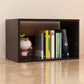 11"H Modern Style Bookcase Wood Open Back Bookshelf for Home Office Black Clearhalo 'Bookcases' 'furn' 'furn_bookcases' 'Furniture' 'Office Furniture' 5440813