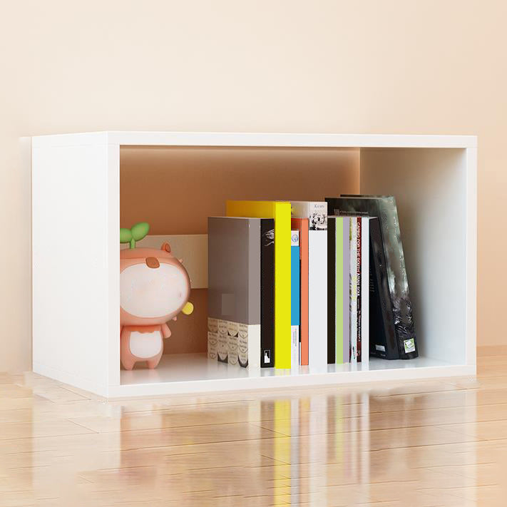 11"H Modern Style Bookcase Wood Open Back Bookshelf for Home Office White Clearhalo 'Bookcases' 'furn' 'furn_bookcases' 'Furniture' 'Office Furniture' 5440816