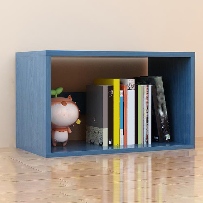11"H Modern Style Bookcase Wood Open Back Bookshelf for Home Office Blue Clearhalo 'Bookcases' 'furn' 'furn_bookcases' 'Furniture' 'Office Furniture' 5440821
