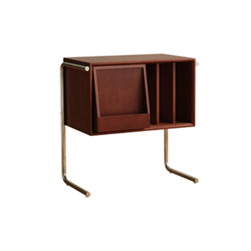 Libreria in stile moderno in legno di pino 28,5 "H chiuso Back Shelf per Home Office