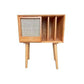 Libreria in stile moderno in legno di pino 28,5 "H chiuso Back Shelf per Home Office