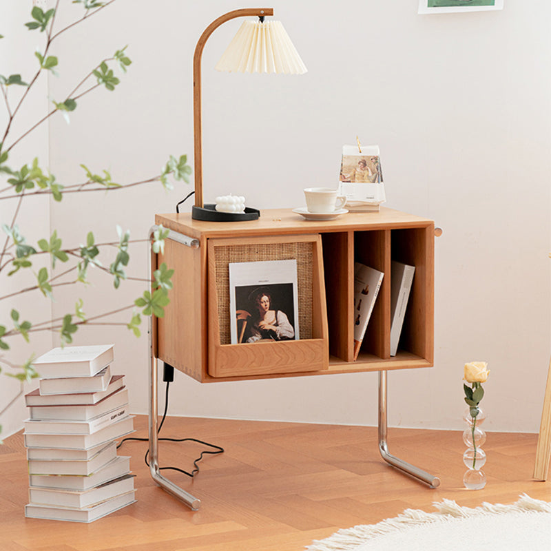 Libreria in stile moderno in legno di pino 28,5 "H chiuso Back Shelf per Home Office