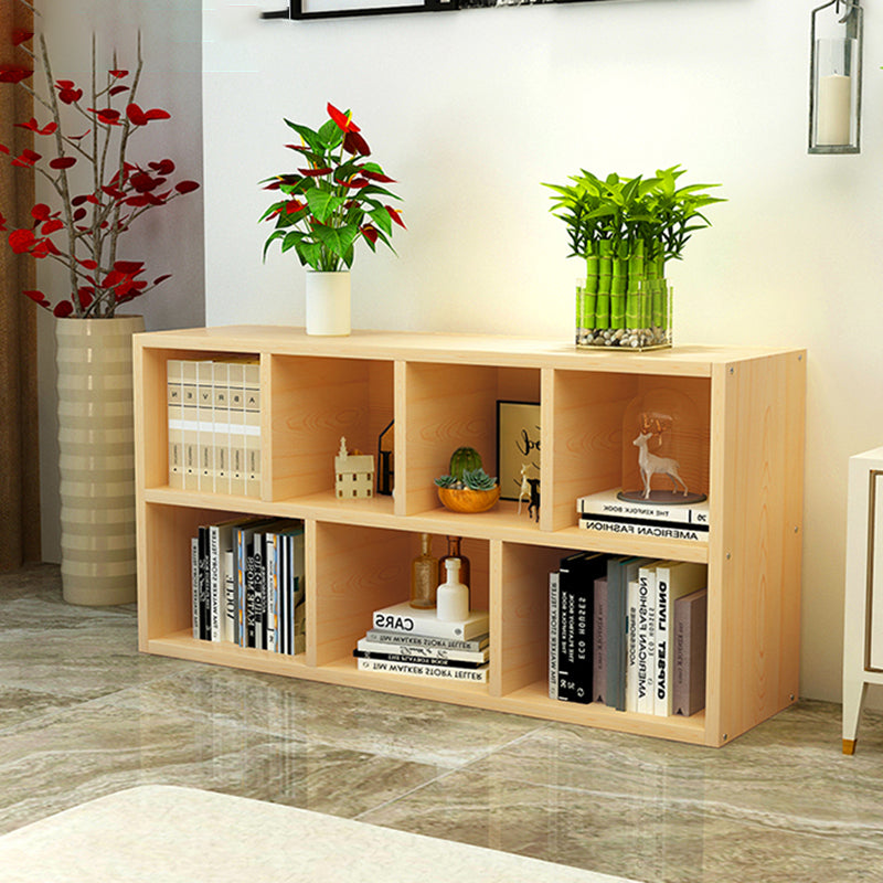 Libreria moderna in legno, libreria geometrica per qualsiasi stanza, 9,5 "W