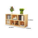 Libreria moderna in legno, libreria geometrica per qualsiasi stanza, 9,5 "W