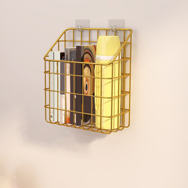 Libreria moderna in metallo galleggiante in metallo da 6 pollici a parete montata