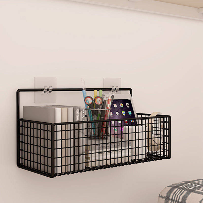 Libreria moderna in metallo galleggiante in metallo da 6 pollici a parete montata