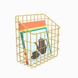 Libreria moderna in metallo galleggiante in metallo da 6 pollici a parete montata